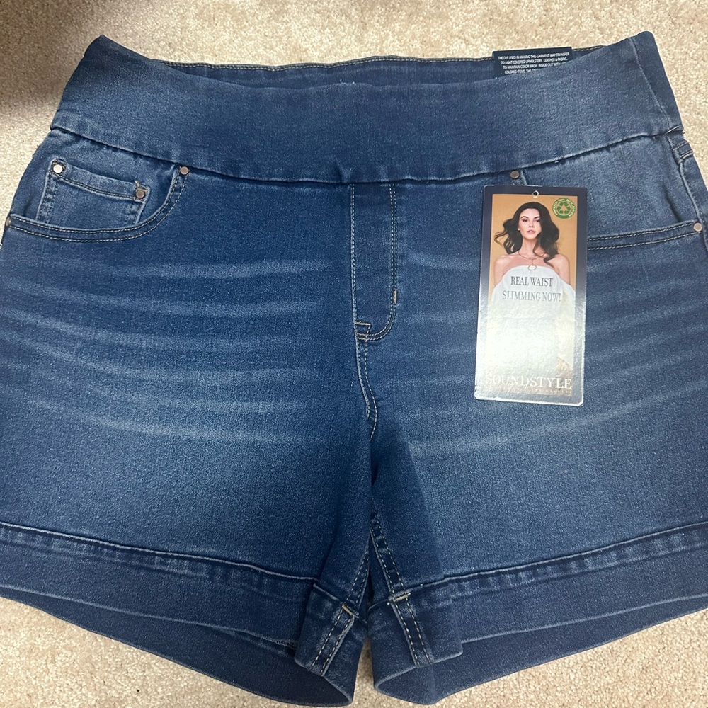 Blue Denim Shorts